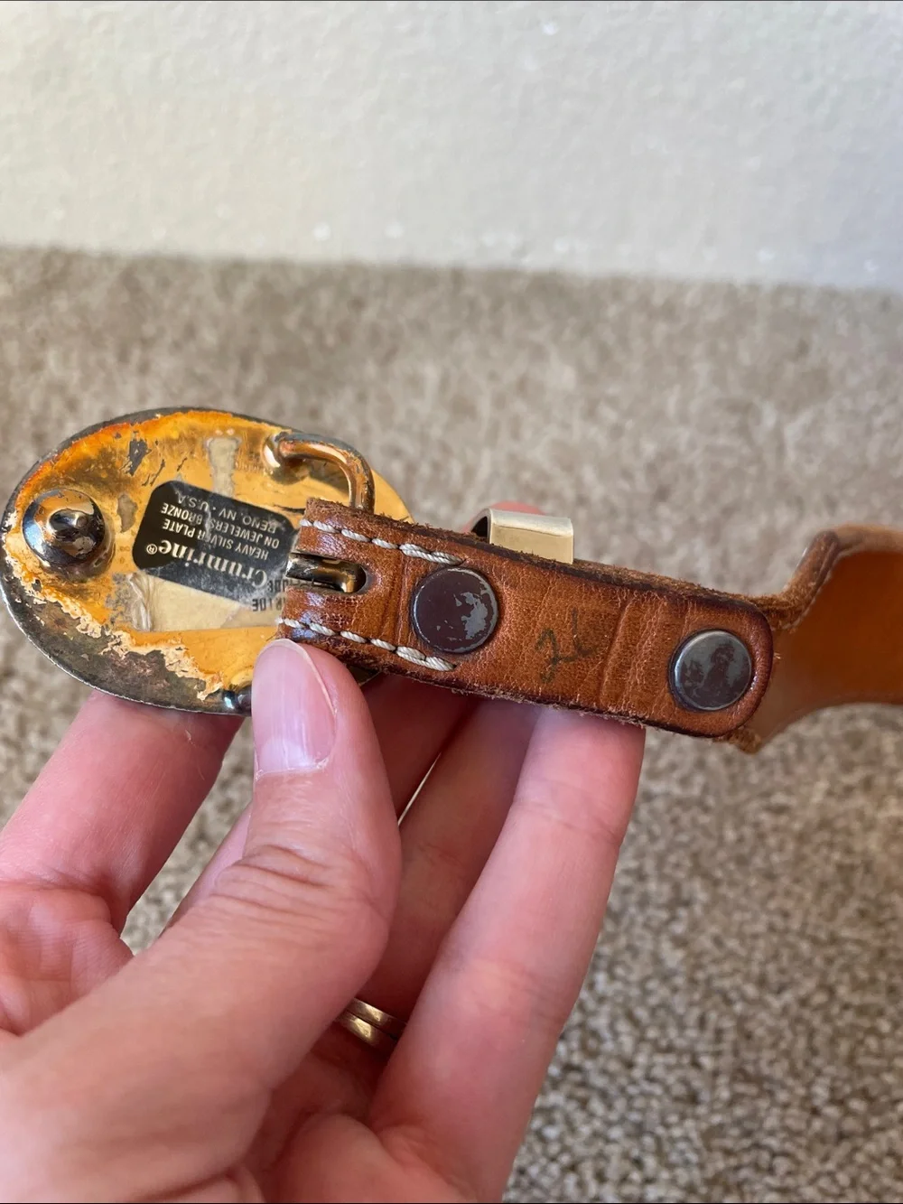 Crumrine genuine tooled